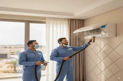 إزالة الأتربة من المكيفات بجازان