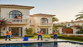 تنظيف الفلل بجازان